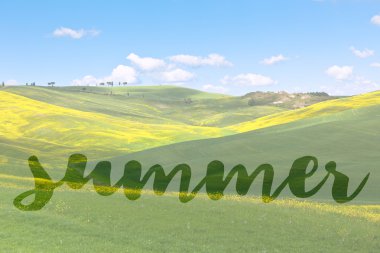 Yaz Toskana Val d'Orcia hills