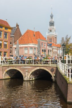 Amsterdam Kanal Caddesi Manzarası