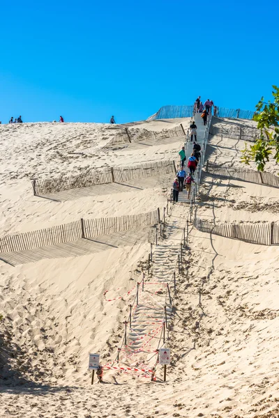 Sand dune of Pyla in Europe — Stock Photo, Image