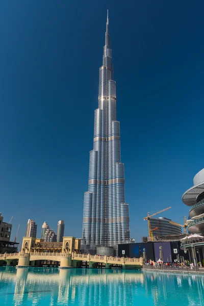 Burj al khalifa, das höchste Gebäude der Welt — Stockfoto