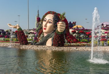 Dubai mucize Bahçe milyon çiçekli