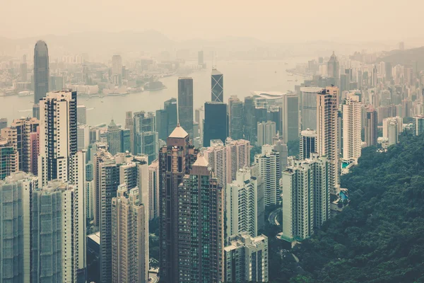 홍콩 시내 보기 — 스톡 사진