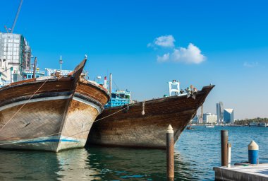 Geleneksel Arapça kargo tekneler  