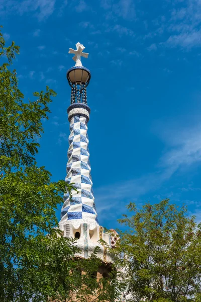 Park Guell, Barcelona, Spanien — Stockfoto