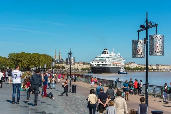 Berühmtes holländisches Kreuzfahrtschiff prinsendam — Stockfoto