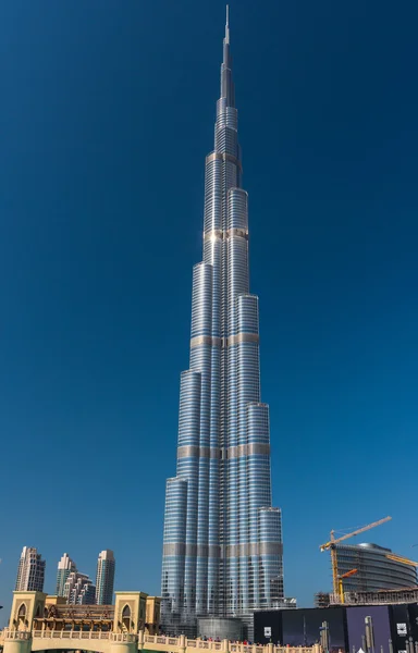 Burj al Khalifa, o edifício mais alto do mundo — Fotografia de Stock