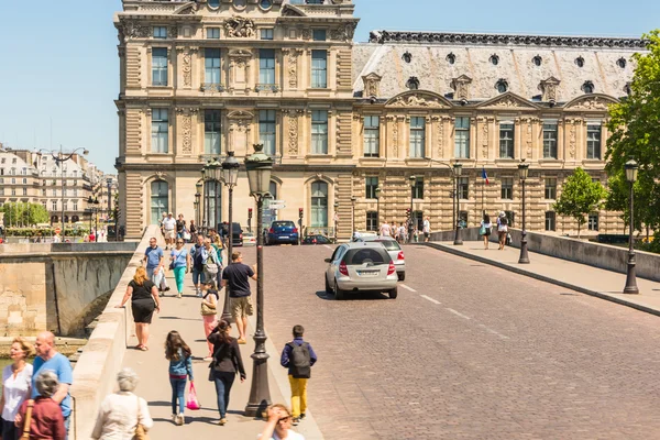Utsikt över Louvren, Paris — Stockfoto