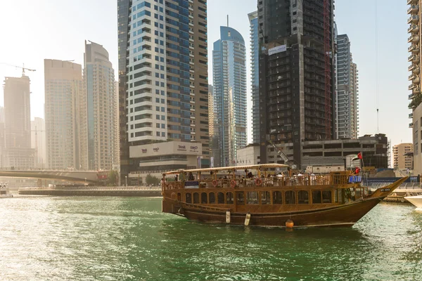 Uitzicht op Dubai Marina — Stockfoto