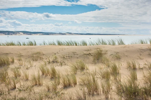 Zatoce Bassin d'Arcachon i wydmy Pilat — Zdjęcie stockowe