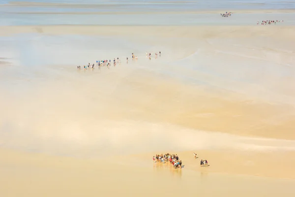 Baía perto de Mont Saint Michel — Fotografia de Stock