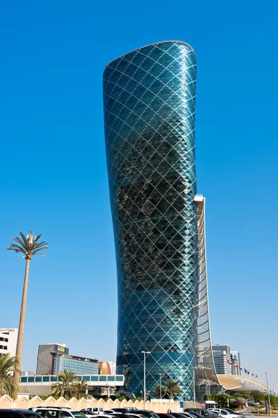 Wieża Capital Gate w Abu Dhabi — Zdjęcie stockowe