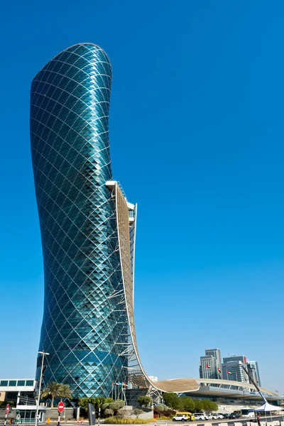 Torre Capital Gate en Abu Dhabi — Foto de Stock