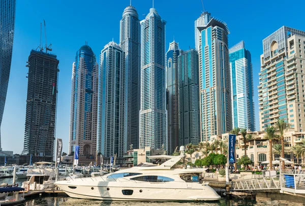 Вид на гавань Дубая — стоковое фото