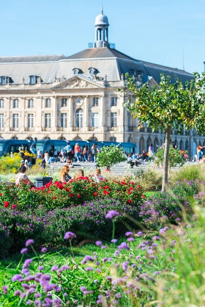 Beursplein in bordeaux — Stockfoto