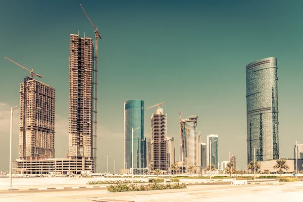 Abu Dhabi nieuw district — Stockfoto