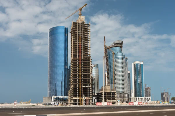 Nowej dzielnicy Abu Dhabi — Zdjęcie stockowe