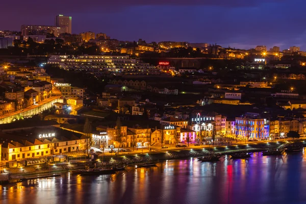 Bir Vila Nova de Gaia genel bakış — Stok fotoğraf