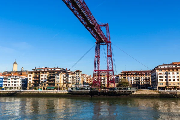 El puente colgante Bizkaia — Foto de Stock