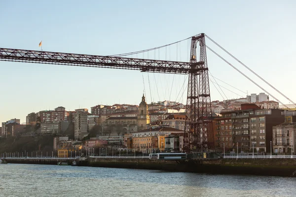 Die bizkaia hängebrücke — Stockfoto