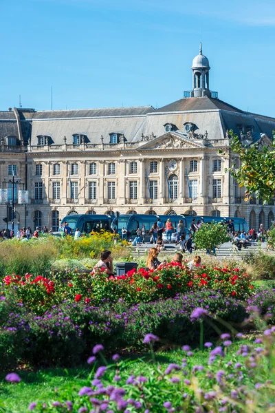 Place de la bourse i bordeaux, Frankrike — Stockfoto