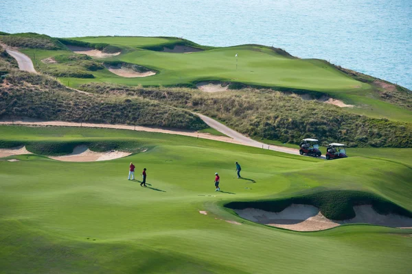 Manzara ile Golf resort — Stok fotoğraf