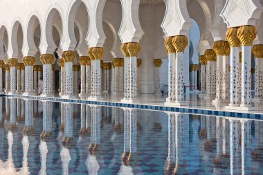 Sheikh Zayed beyaz Camii Abu Dabi