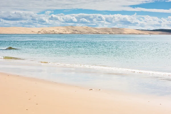 Перегляд Bay, Аквітанської Аркашон — стокове фото