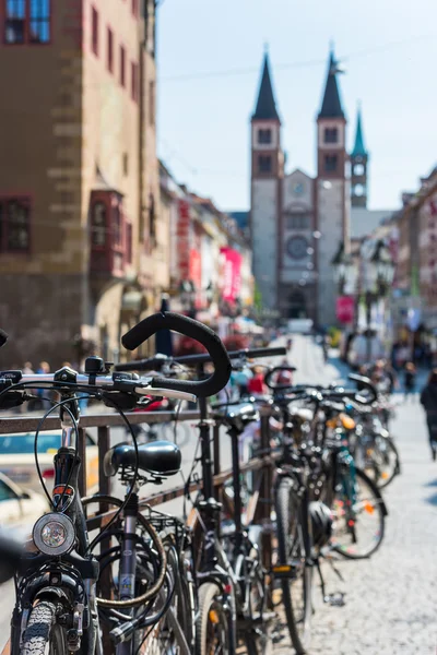 Die große Zahl der Stadträder — Stockfoto