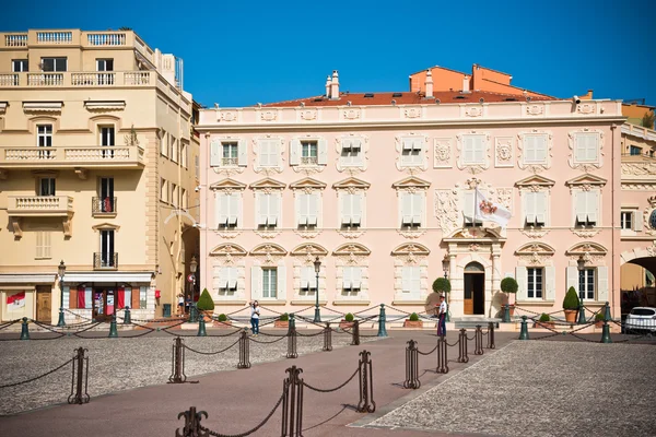 Prinsens palats av Monaco square — Stockfoto