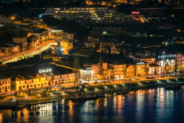 Bir Vila Nova de Gaia genel bakış — Stok fotoğraf