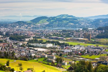 Lucerne şehir görünümünü