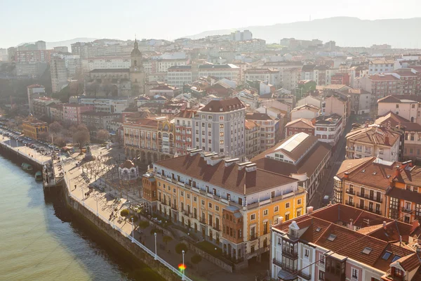 Pohled na město Portugalete — Stock fotografie