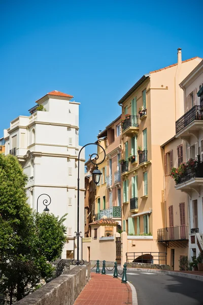 Streets and buildings in old town Monaco — Stock Photo, Image