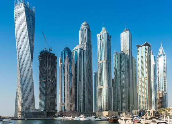 Нічний погляд Дубай Марина — стокове фото