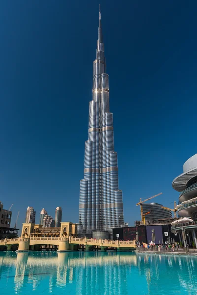 Prédio Burj al Khalifa — Fotografia de Stock