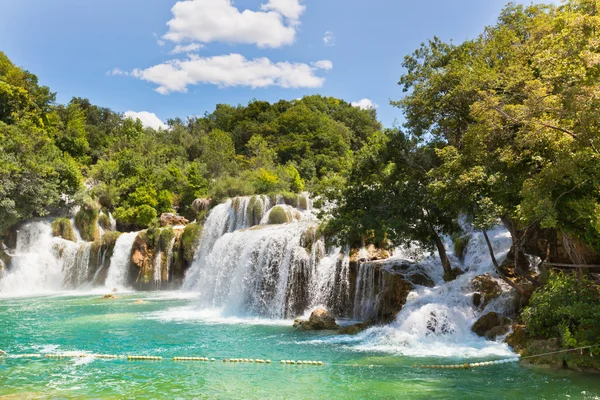 Festői Krka-vízesés — Stock Fotó