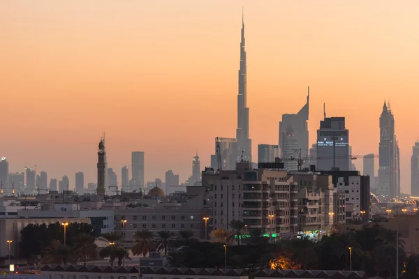 Vista da paisagem urbana de Dubai — Fotografia de Stock