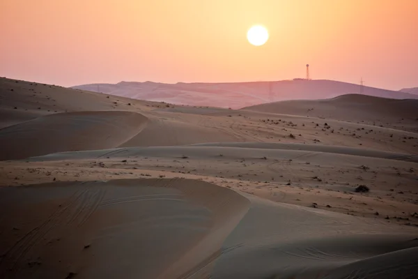 Пустеля дюни в Liwa — стокове фото