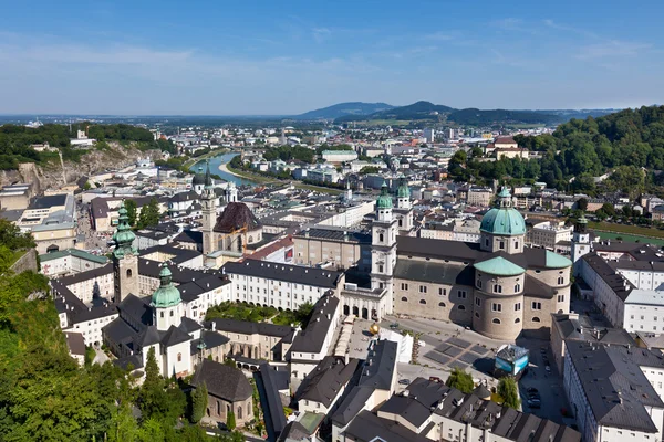 Gamla staden i Salzburg — Stockfoto