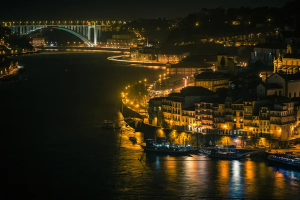 Vue d'ensemble de la vieille ville de Porto — Photo