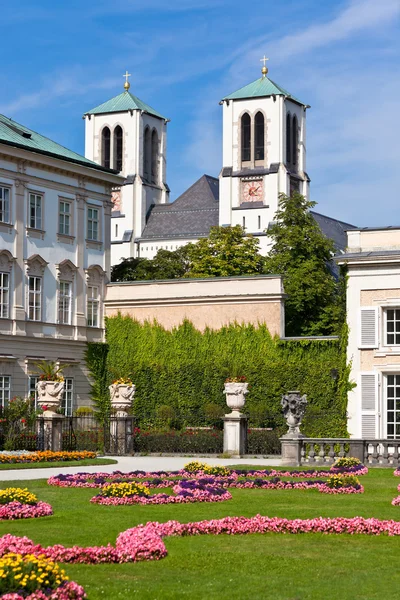 Mirabell garten in salzburg, österreich — Stockfoto