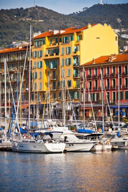 liman güzel ve Lüks Yatlar görüntüleme, Fransız riviera, Fransa