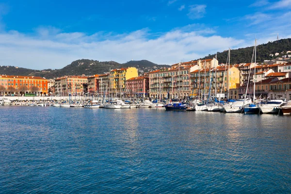 Yacht di Lusso e di Nizza, Costa Azzurra, Francia — Foto Stock