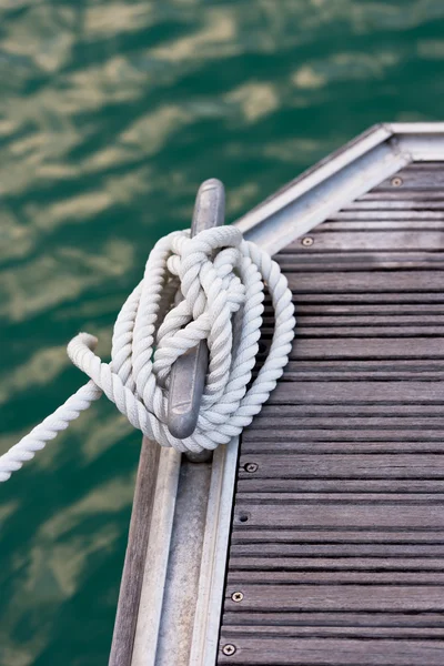 Nautical mooring rope — Stock Photo, Image