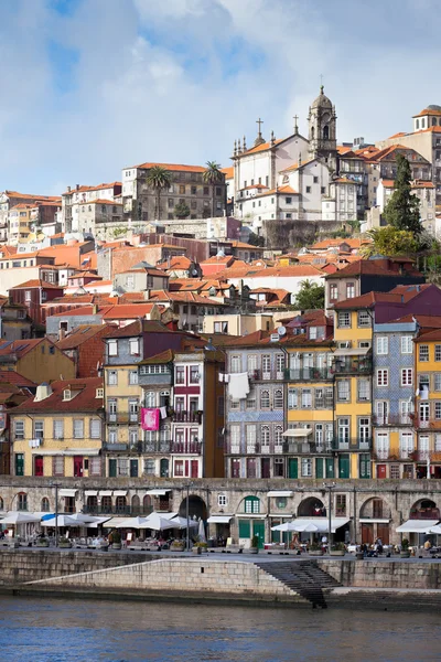 Overzicht van oude stad van porto, portugal — Stockfoto