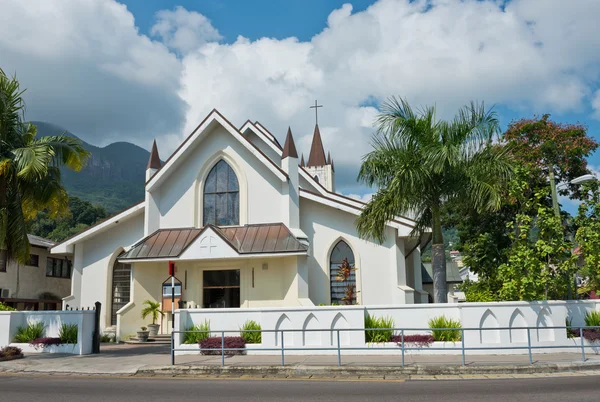 Saint Paul Cathedral in Victoria, Mahe island, Seychelles — Stock Photo, Image