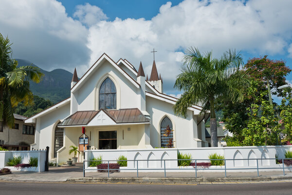 Saint Paul Cathedral in Victoria, Mahe island, Seychelles