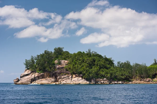 Linea costiera dell'isola di Mahe, Seychelles — Foto Stock