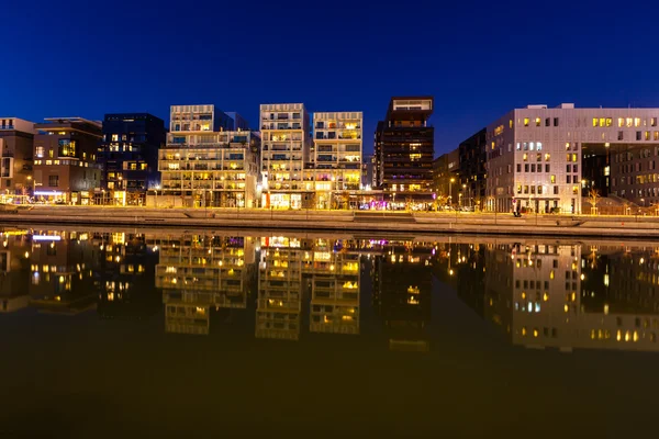 Der zusammenfluss bezirk in lyon, — Stockfoto