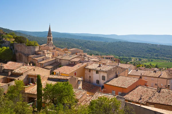 Kilátás nyílik Saint Saturnin d Apt, Provence, Franciaország — Stock Fotó